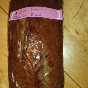 A picture of regular zucchini bread.